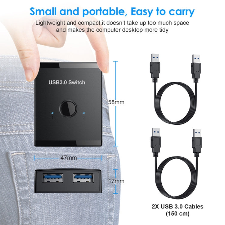T25 2 en 1 USB3.0 Interruptor bidireccional Impresora Sharer Splitter