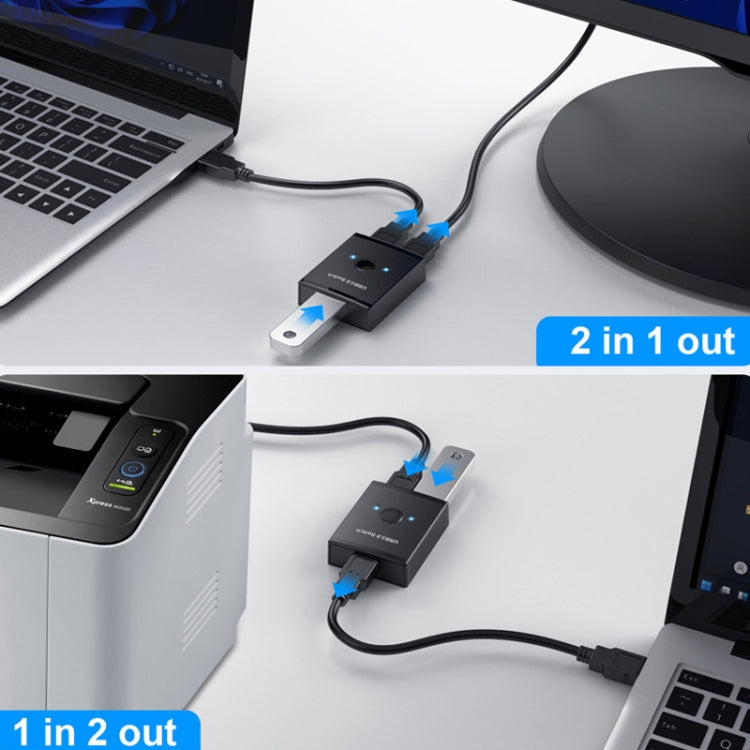 T25 2 en 1 USB3.0 Interruptor bidireccional Impresora Sharer Splitter