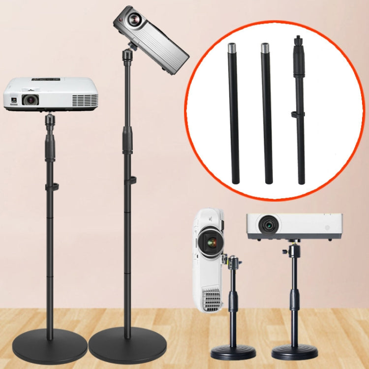 Más soporte de disco de metal para proyector, soporte de escritorio para suelo de cámara, tamaño:, 0.3m With PTZ, 1.4 m With PTZ
