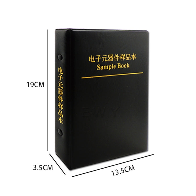 Libro de muestras de componentes electrónicos de condensadores 0402 SMD