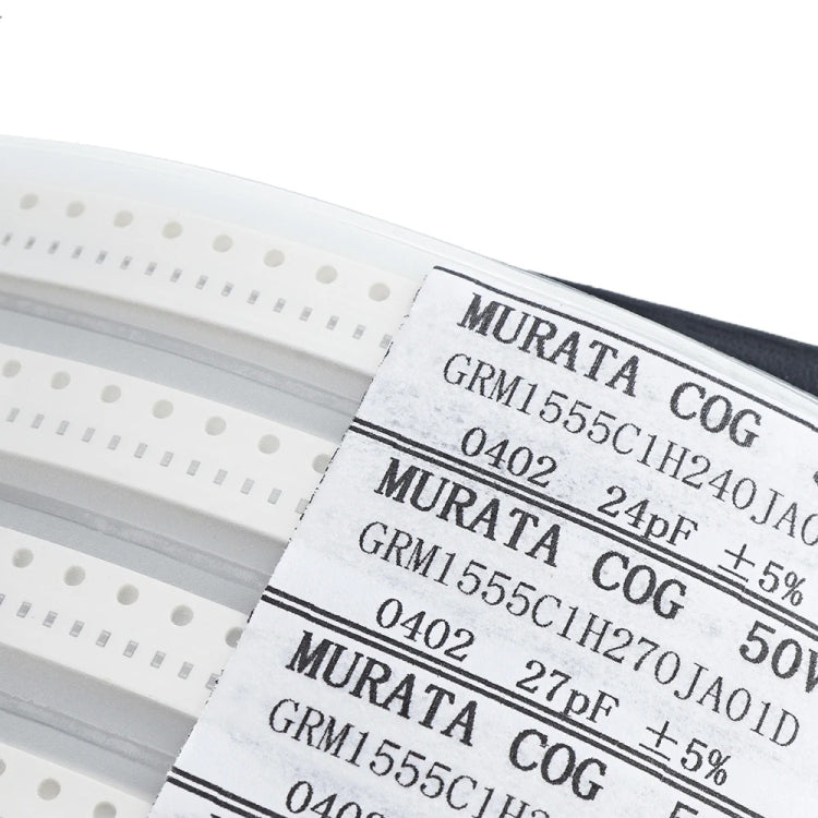 Libro de muestras de componentes electrónicos de condensadores 0402 SMD