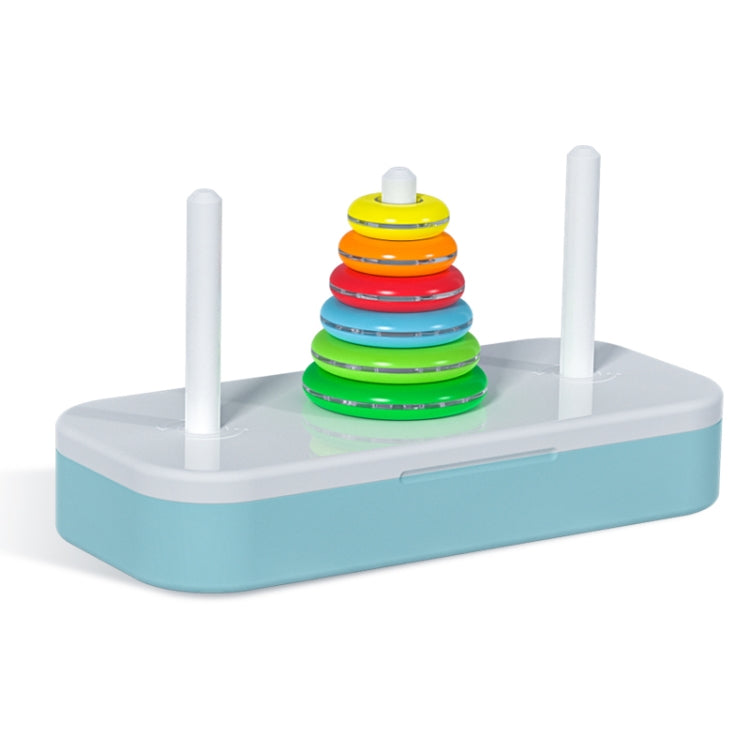 Qiyi Torre de Hanoi Puzzle Apilador geométrico Juguete de desarrollo para niños, Estilo:, 6 Layers, 8 Layers, 10 Layers