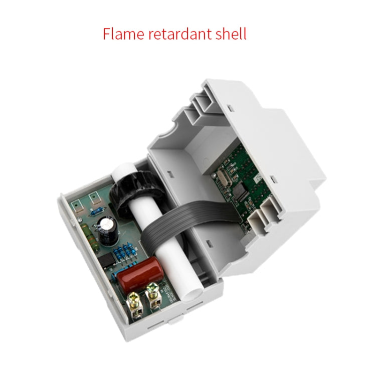 D52-2058 Vatímetro Medidor de corriente de voltios de riel DIN, AC80-300V Built-in CT, AC200-450V Built-in CT