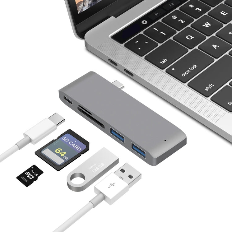 Lector de tarjetas de la estación de acoplamiento del divisor USB-C a HDMI, especificación:, 5 in 1 Gray, 5 in 1 Silver, 6 in 1 Gray, 6 in 1 Silver