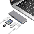 Lector de tarjetas de la estación de acoplamiento del divisor USB-C a HDMI, especificación:, 5 in 1 Gray, 5 in 1 Silver, 6 in 1 Gray, 6 in 1 Silver