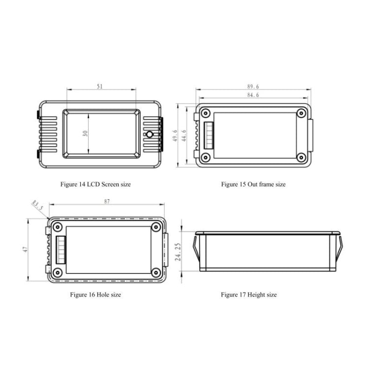 Probador de batería de corriente de voltaje DC 0-200V, PZEM-013 10A, PZEM-015 With 50A Shunt, PZEM-015 With 100A Shunt, PZEM-015 With 200A Shunt, PZEM-015 With 300A Shunt, PZEM-015 Without Shunt
