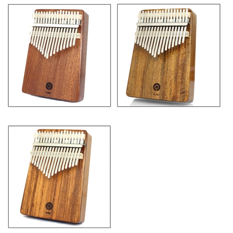 PURM Kalimba Pulgar Piano Principiante Piano Instrumento musical portátil, 17-tone Acacia Wood, 17 Tone Mahogany, 21 Tone Mahogany