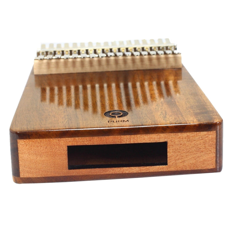 PURM Kalimba Pulgar Piano Principiante Piano Instrumento musical portátil, 17-tone Acacia Wood, 17 Tone Mahogany, 21 Tone Mahogany