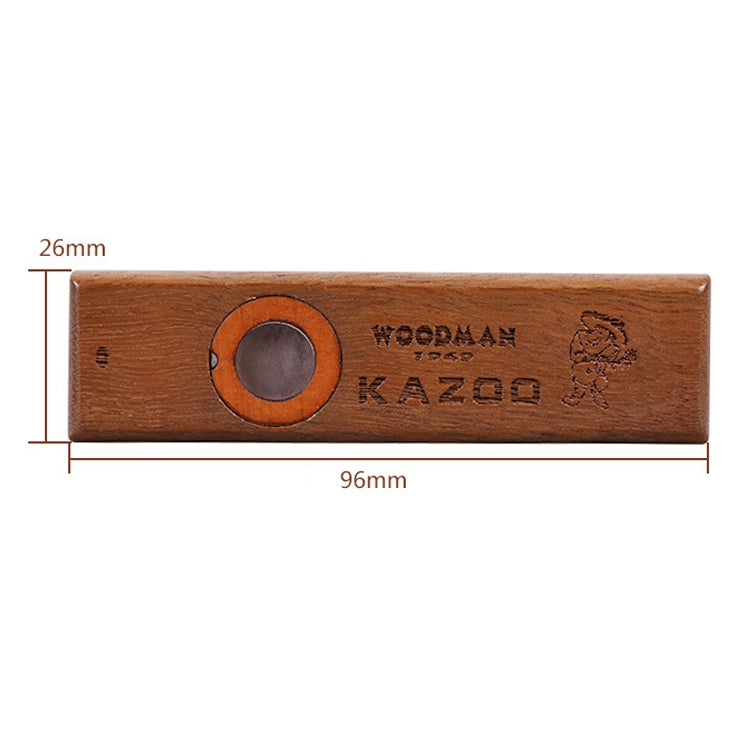 ADL07 Kazoo portátil de protección ambiental de madera, ADL07 Kazoo