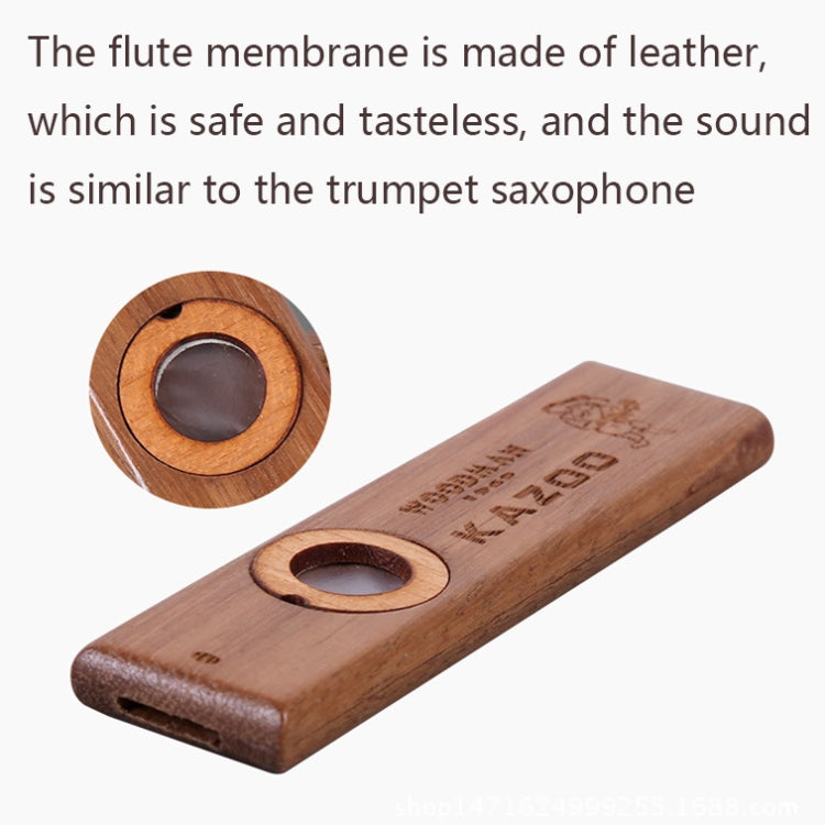 ADL07 Kazoo portátil de protección ambiental de madera, ADL07 Kazoo
