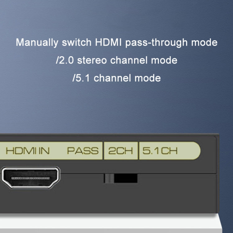 Divisor de audio HDMI a HD óptico 4K