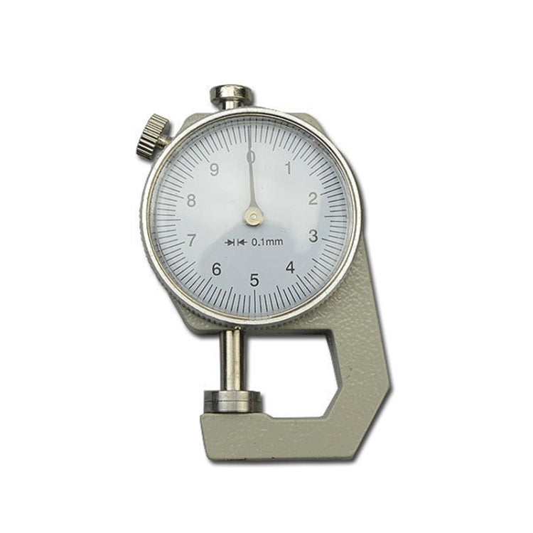 Probador de medidor de espesor de papel de cuero de calibre de espesor de Dial de 0-10mm, Flat Head, Pointed Head