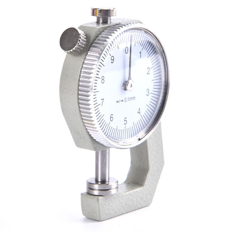 Probador de medidor de espesor de papel de cuero de calibre de espesor de Dial de 0-10mm, Flat Head, Pointed Head