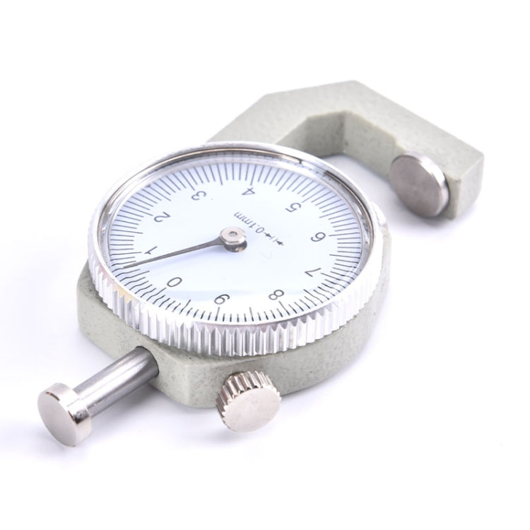 Probador de medidor de espesor de papel de cuero de calibre de espesor de Dial de 0-10mm, Flat Head, Pointed Head