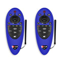 Funda protectora de silicona a prueba de polvo para mando a distancia de 2 uds para mando a distancia LG AN-MR500, Negro, Azul, Rojo, Night Light Blue, Night Light Green