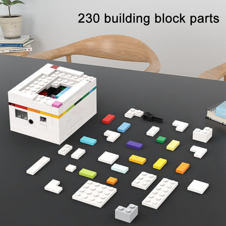 BuildMoc Juguetes de bloques entrelazados Rainbow Road Caja de descifrado, BuildMoc Interlocking Block