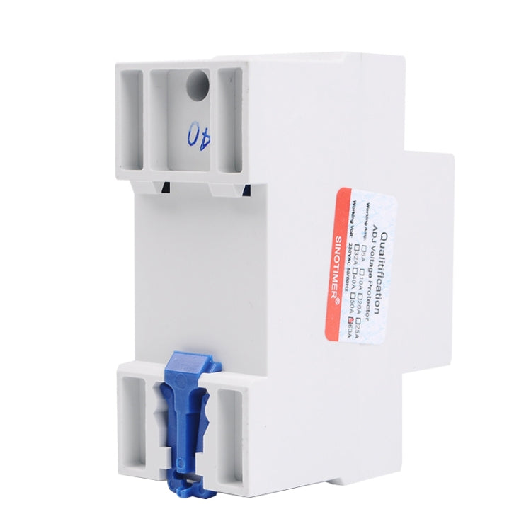 SINOTIMER SVP-912 Protector de bajo voltaje inteligente de restablecimiento automático ajustable, corriente:, 40A, 63A, 80A