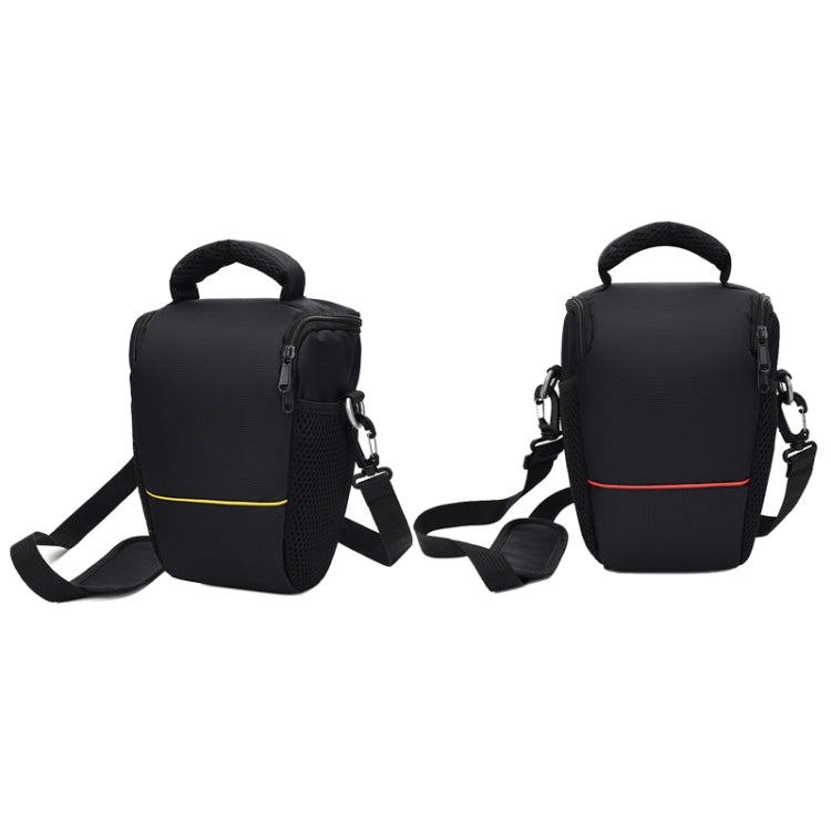 Byk-1683 Bolsa para cámara impermeable y resistente al desgaste triangular, Rojo, Amarillo