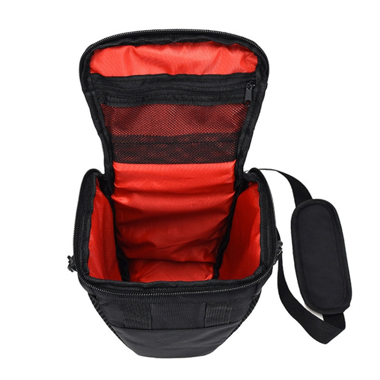 Byk-1683 Bolsa para cámara impermeable y resistente al desgaste triangular, Rojo, Amarillo