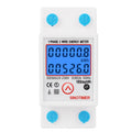 SINOTIMER DDS6619-526L-2 puede restablecer la pantalla de retroiluminación cero medidor de energía eléctrica de riel monofásico, DDS6619-526L-2