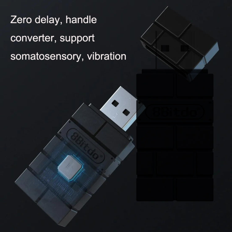 Interruptor de mango de receptor inalámbrico USB 8BitDo para PS5/PS4, For PS5/PS4