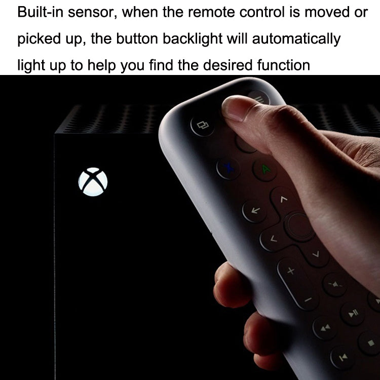 8BitDo Retroiluminado Key Media Remote Control para Xbox, estilo:, Long Version (Black), Short Version (White)