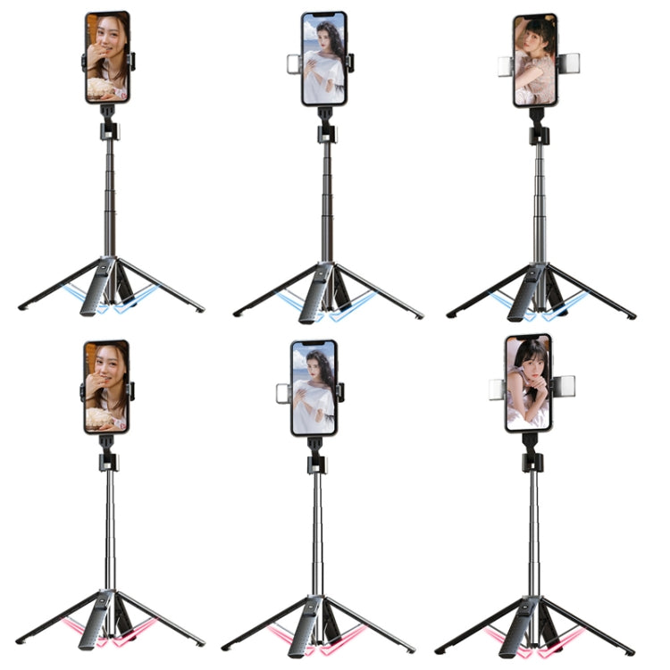 Soporte de transmisión en vivo para teléfono móvil Trípode selfie telescópico Bluetooth, alto:, 102CM (Aluminum Alloy), 104CM (Aluminum Alloy + Single Fill Light), 104CM (Aluminum Alloy + Dual Fill Lights), 100CM (Stainless Steel)                      ...