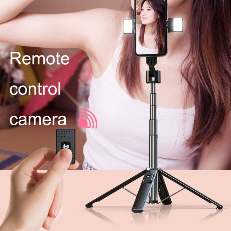 Soporte de transmisión en vivo para teléfono móvil Trípode selfie telescópico Bluetooth, alto:, 102CM (Aluminum Alloy), 104CM (Aluminum Alloy + Single Fill Light), 104CM (Aluminum Alloy + Dual Fill Lights), 100CM (Stainless Steel)                      ...