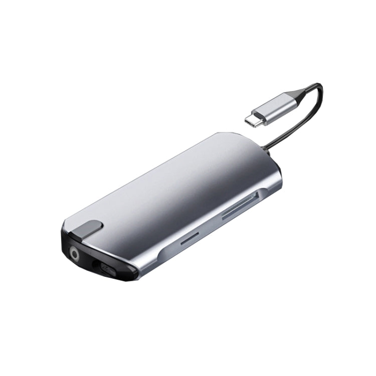 Base de extensión tipo C 8 en 1 Convertidor para computadora portátil Hub USB HUB, USB HUB