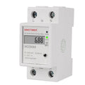 SINOTIMER WDS688 Medidor de potencia monofásico WiFi inteligente Aplicación móvil Medidor de riel doméstico 5-60A 230V, WDS688