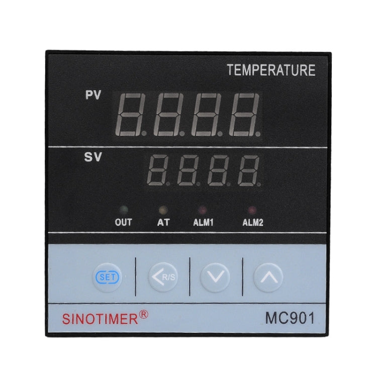 SINOTIMER MC901 Relé de refrigeración de calefacción de instrumento de control de temperatura inteligente PID de carcasa corta, MC901