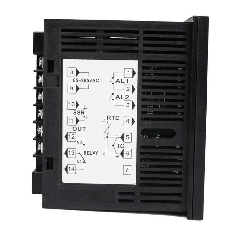 SINOTIMER MC901 Relé de refrigeración de calefacción de instrumento de control de temperatura inteligente PID de carcasa corta, MC901