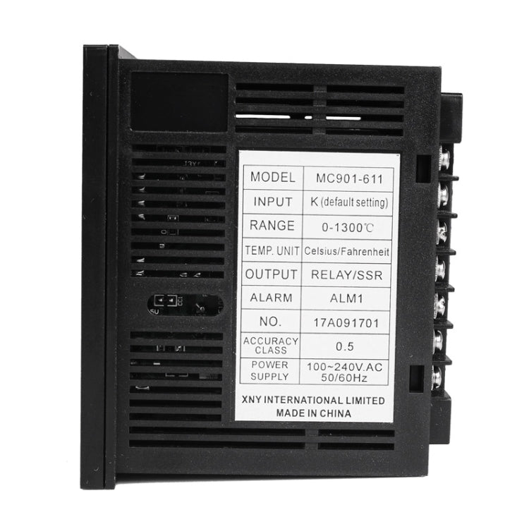 SINOTIMER MC901 Relé de refrigeración de calefacción de instrumento de control de temperatura inteligente PID de carcasa corta, MC901