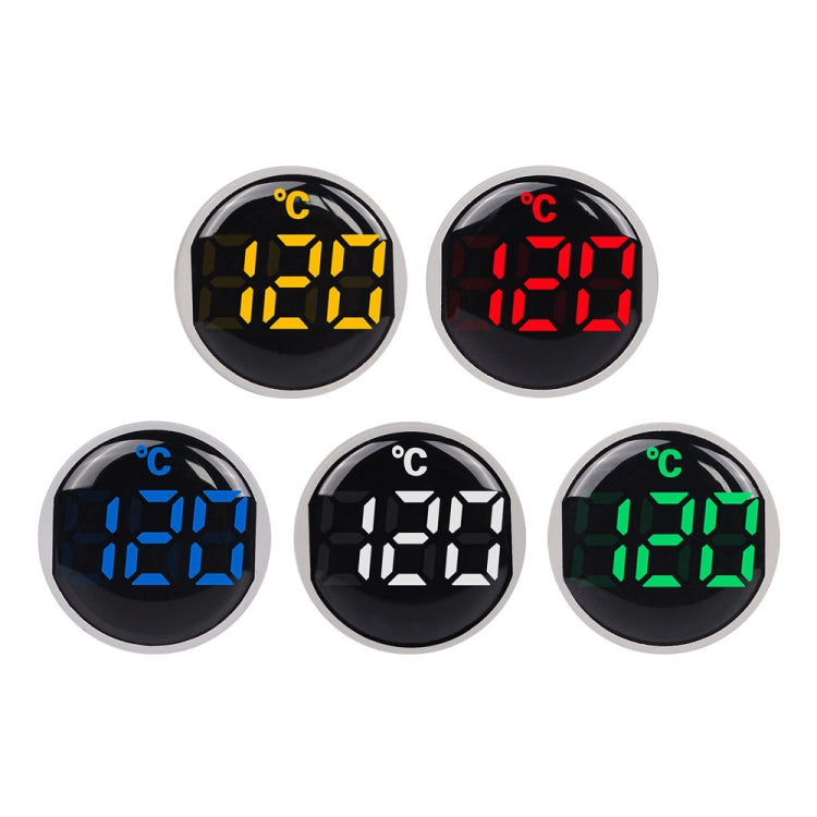 SINOTIMER -20-199 grados Celsius Indicador de visualización de temperatura pequeña, ST16C-01 Red, ST16C-02 White, ST16C-03 Blue, ST16C-04 Green, ST16C-05 Yellow