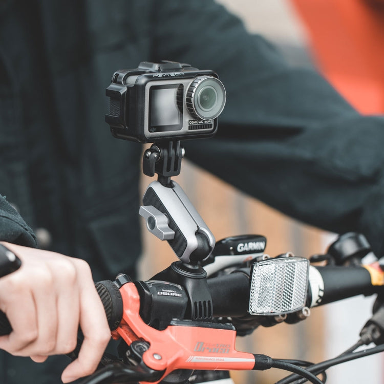 Soporte de manillar para cámara de acción PGYTECH para Insta360 ONE / ONE R / OSMO Action / GoPro, Handlebar Mount