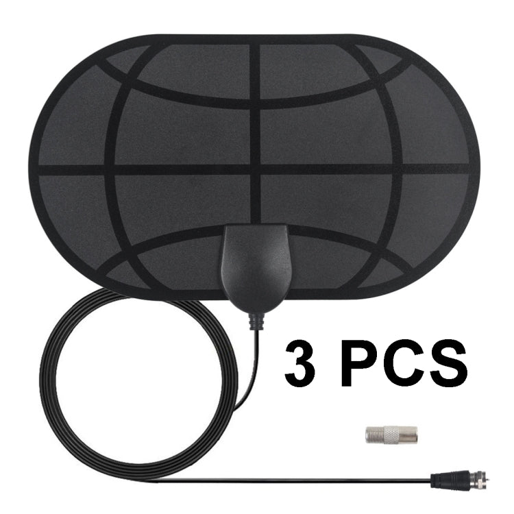 Antena HDTV de 3 piezas Mini antena de TV digital HD, 3 PCS HDTV