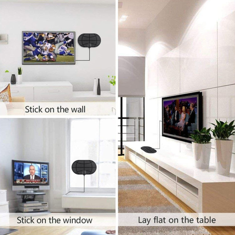 Antena HDTV de 3 piezas Mini antena de TV digital HD, 3 PCS HDTV