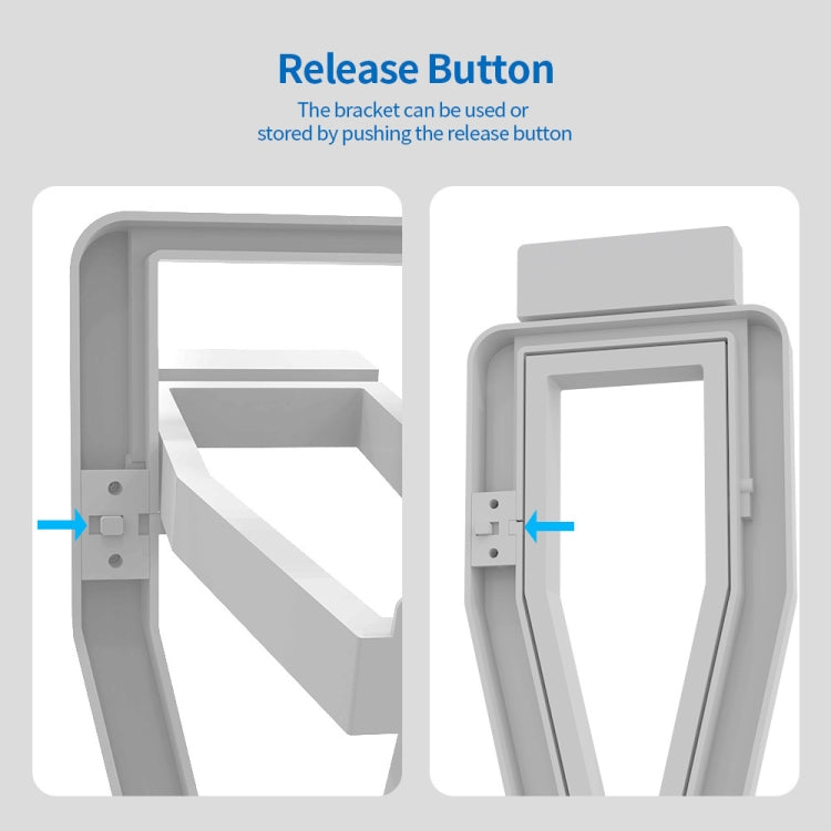 Estante de almacenamiento de escritorio con soporte JYS-OC002 VR para Oculus Quest 2, JYS-OC002 White, JYS-OC002 Black