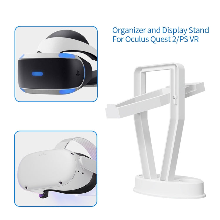 Estante de almacenamiento de escritorio con soporte JYS-OC002 VR para Oculus Quest 2, JYS-OC002 White, JYS-OC002 Black
