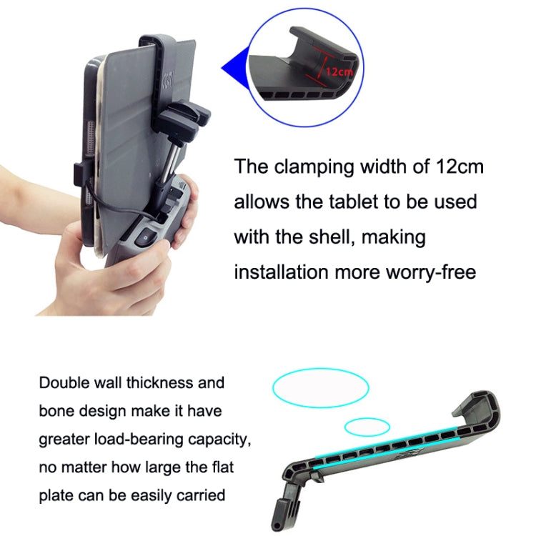 Soporte de extensión de tableta de control remoto para DJI Mavic 3 / Air 2 / Air 2S / Mini 2, estilo:, Small, Large, Large+For Apple Line, Large+Type-c Line, Large+Micro Line