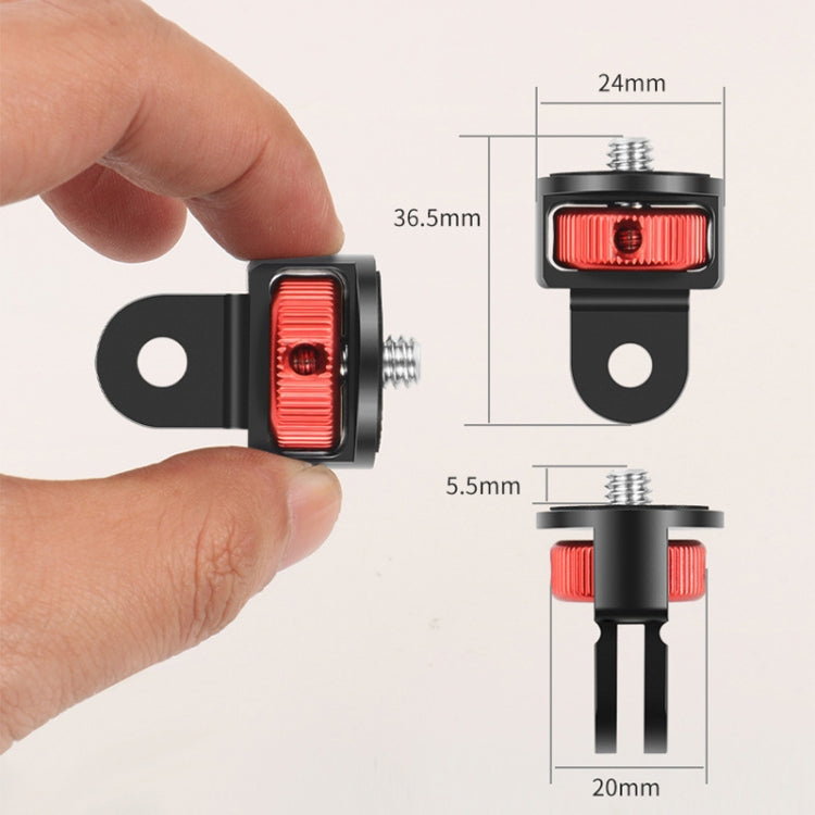 Adaptador de trípode convertidor de tornillo de 1/4 pulgadas para Gopro 10 9 8 7 /Eken /Insta360 One X R