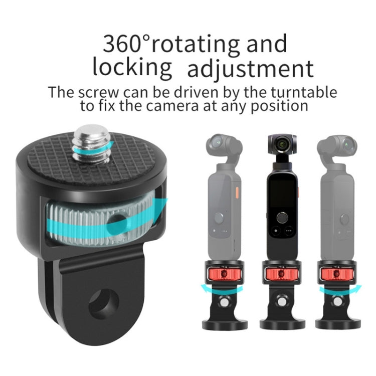Adaptador de trípode convertidor de tornillo de 1/4 pulgadas para Gopro 10 9 8 7 /Eken /Insta360 One X R