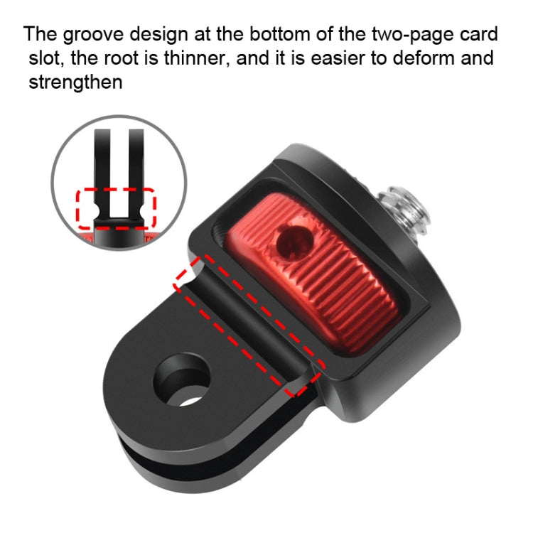 Adaptador de trípode convertidor de tornillo de 1/4 pulgadas para Gopro 10 9 8 7 /Eken /Insta360 One X R