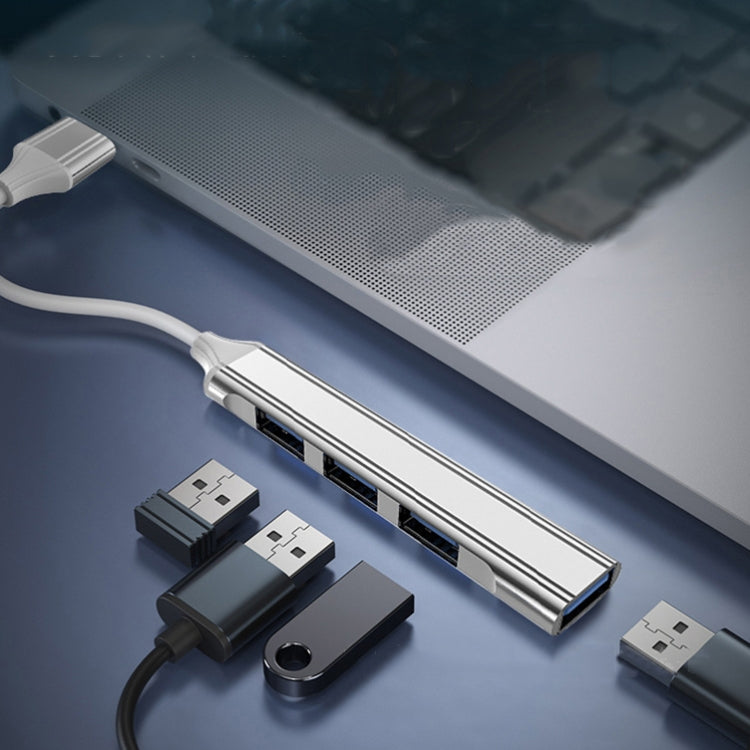 2 piezas de acoplamiento ampliado multifuncional, especificaciones:, Type-C/USB-C 3.0 (Silver), Type-C/USB-C 3.0 (Gray), Type-C/USB-C 3.0 (Pink), USB 3.0 (Silver), USB 3.0 (Gray), USB 3.0 (Pink)