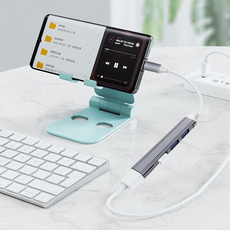 2 piezas de acoplamiento ampliado multifuncional, especificaciones:, Type-C/USB-C 3.0 (Silver), Type-C/USB-C 3.0 (Gray), Type-C/USB-C 3.0 (Pink), USB 3.0 (Silver), USB 3.0 (Gray), USB 3.0 (Pink)