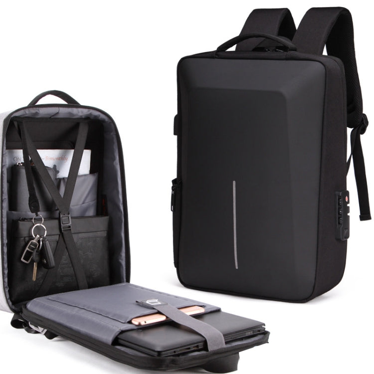 Mochila de carcasa dura Marco de aleación Bolso antirrobo para computadora para hombres, 8001 Black, 8001 Gray, 8001 Blue, 8001 Red, 8003 Black, 8003 Gray, 8003 Blue, 8003 Red, 8001-J Black, 8001-J Gray, 8001-J Blue, 8001-J Red