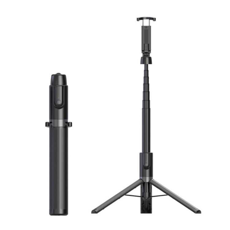 AB403 Soporte de triángulo de teléfono móvil telescópico integrado de aterrizaje de transmisión en vivo, Negro, Blanco, Negro Rojo