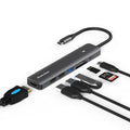 Blueendless Type-C+USB 3.0/2.0+HDMI4K HUB, Especificación:, 7 in 1, 5 in 1
