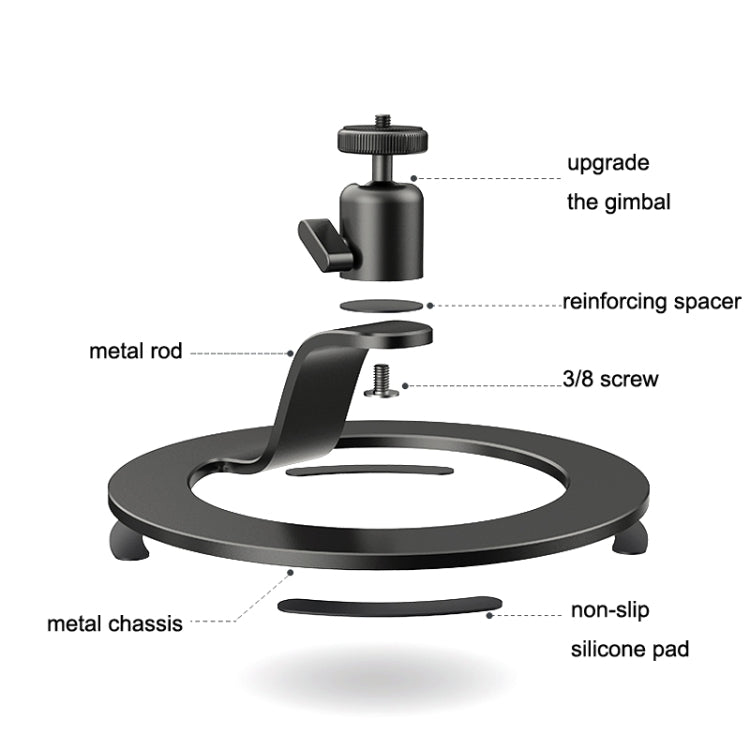 Soporte de proyector de metal de escritorio SSKY L28 para Xiaomi, L28 Black