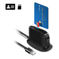 Lector de tarjetas inteligentes Rocketek SCR812 USB 2.0 IC ID CAC Lector de tarjetas TF